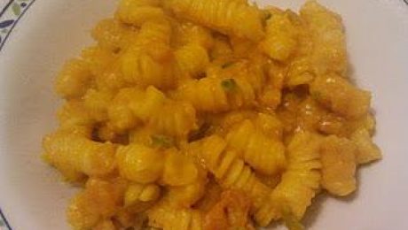 Pasta con zucca & pancetta