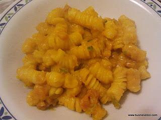 Pasta con zucca & pancetta
